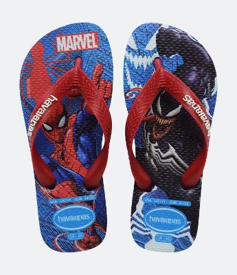 Chinelo Infantil com Estampa Marvel Havaianas - Tam 23 ao 36