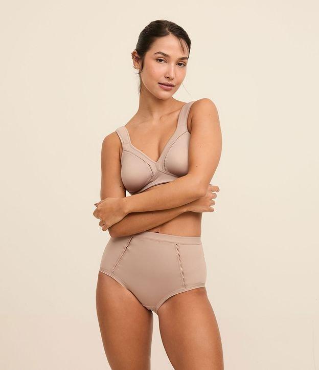 Calcinha Alta Modeladora em Microfibra Massagio Control DeMillus - 2