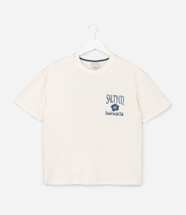 Camiseta Infantil com Estampa Selos SaltyCo - Tam  5 a 14 Anos - 1