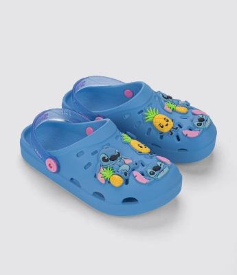 Sandália Babuche Infantil com Patch Stitch e Abacaxi - Tam 23 ao 34