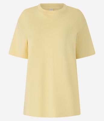 Camiseta em Algodão Peruano com Gola Redonda