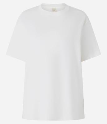 Camiseta em Algodão Peruano com Gola Redonda