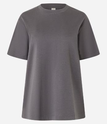 Camiseta em Algodão Peruano com Gola Redonda