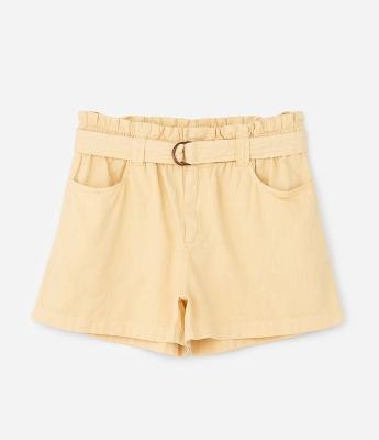 Short em Sarja com Cinto Curve & Plus Size