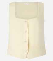 Blusa em Viscolinho com Decote Quadrado e Alça Larga - 1