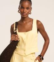 Blusa em Viscolinho com Decote Quadrado e Alça Larga - 2