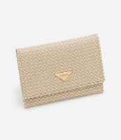 Carteira Envelope Pequena com Efeito Tressê Boho Romântico - 1