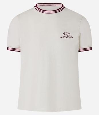 Camiseta Baby Tee em Algodão com Estampa Lettering The Staff