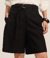 Bermuda com Cinto e Fivela Meia Lua - 2