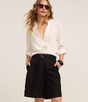 Bermuda com Cinto e Fivela Meia Lua - 3