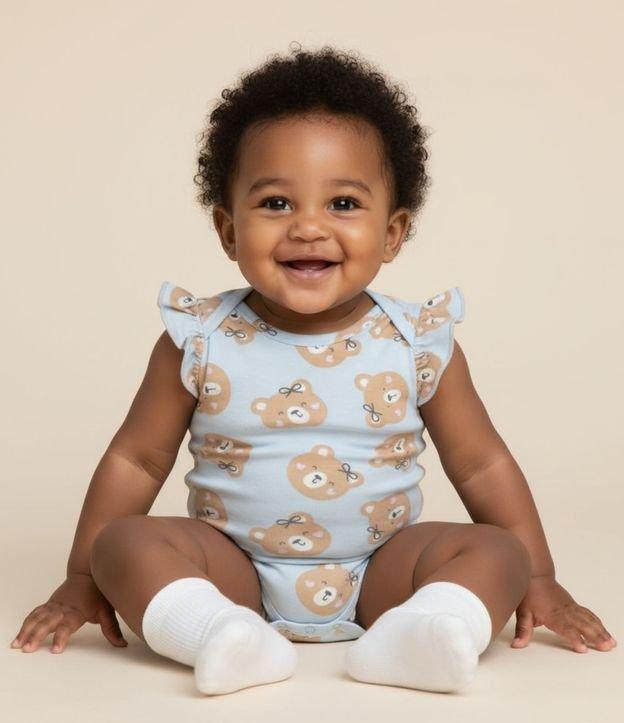 Body Infantil com Estampa de Ursinho - Tam 0 a 18 Meses - 2