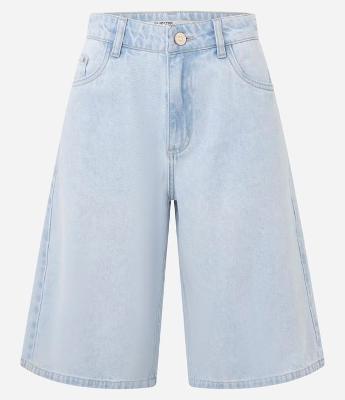 Bermuda Jorts em Jeans com Bolsos