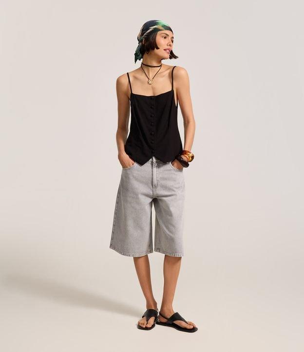 Bermuda Jorts em Jeans com Bolsos - 3