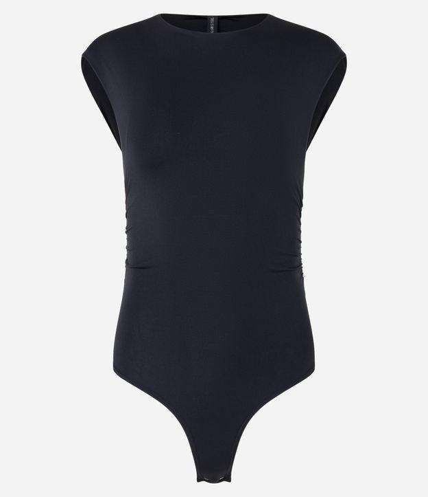 Body Básico em Microfibra com Decote Redondo - 1