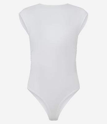 Body Básico em Microfibra com Decote Redondo