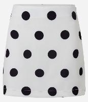 Saia Curta Alfaiataria com Estampa Poá - 1