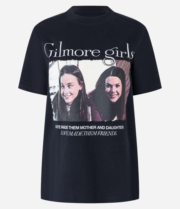 Camiseta Alongada em Algodão com Estampa Gilmore Girls - 1