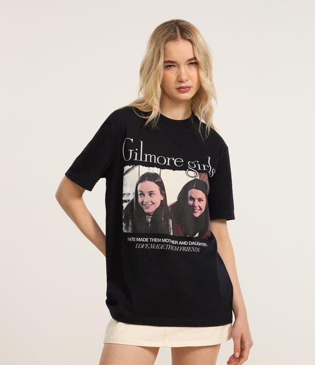 Camiseta Alongada em Algodão com Estampa Gilmore Girls - 3