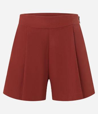 Short em Alfaiataria com Recortes no Bolso