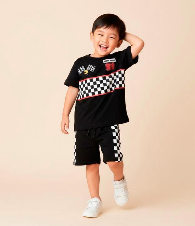 Conjunto Infantil com Estampa Super Racer - Tam 1 a 6 Anos - 2