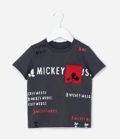 Camiseta Infantil com Bolsinho e Estampa Mickey Mouse - Tam 1 a 6 Anos - 1