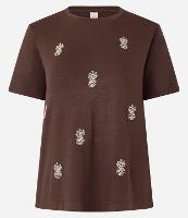 Blusa em Viscose com Bordados de Abacaxis - 1