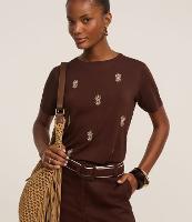 Blusa em Viscose com Bordados de Abacaxis - 2
