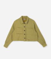 Jaqueta em Viscolinho com Bolsos Curve & Plus Size - 1