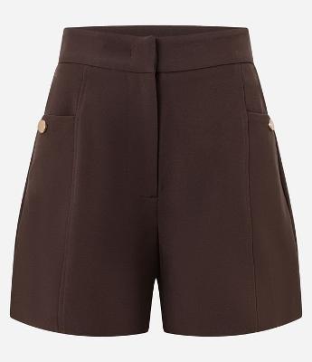 Short Alfaitado Cintura Alta com Bolsos Laterais