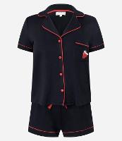 Pijama Short Doll Americano com Bordado de Moranguinho - 1