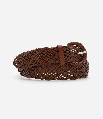 Cinto Largo com Efeito Tressê Boho Romântico