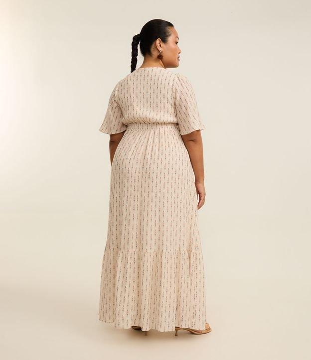 Vestido Longo em Viscose com Amarração e Estampa Étnica Curve & Plus Size - 2