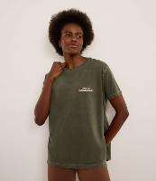 Camiseta Oversized Esportiva em Algodão Estonado com Estampa Manhattan - 1
