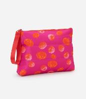 Nécessaire Trapézio com Estampa de Frutinhas - 1