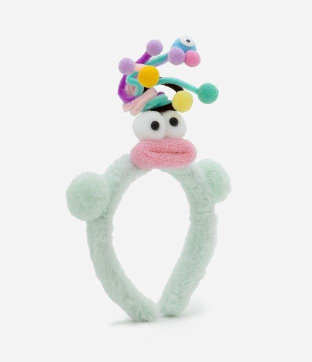 Tiara Infantil com Estampa Monstrinho Cabelo Maluco - Tam Único - 1