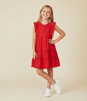 Vestido Infantil com Detalhes em Renda - Tam 5 a 14 Anos - 2