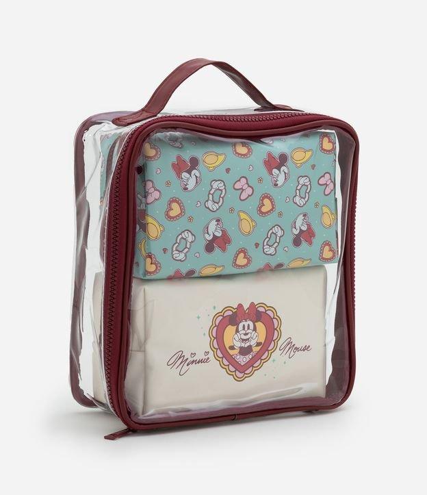 Kit 03 Necessaires em PVC com Estampas Minnie Mouse - 1