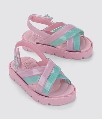 Sandália Infantil com Tiras em X Zaxy Nina - Tam 17 ao 27