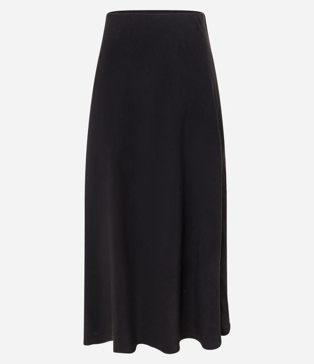 Saia Slip Longa em Cupro com cós Alfaiatado - 1