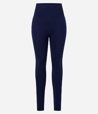 Calça Legging Esportiva Seamless com Recortes Texturizados