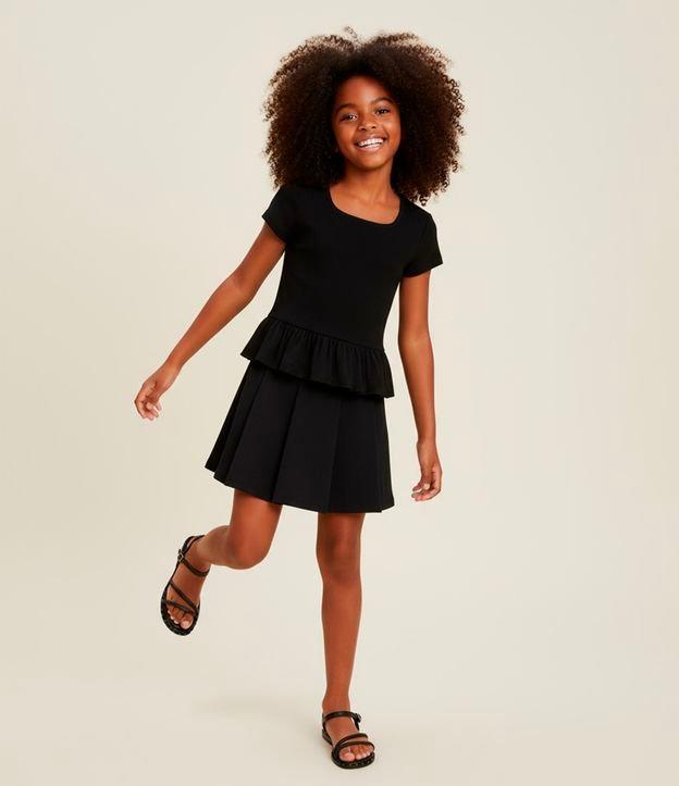 Blusa Balonê Infantil com Babado - Tam 5 a 14 Anos - 2