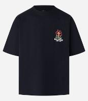 Camiseta Oversized em Malhão com Estampa Lettering Balance In The Shift - 1