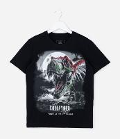 Camiseta Infantil com Estampa Dinossauro - Tam 5 a 14 Anos - 1