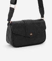 Bolsa Transversal Média com Tampa e Textura Embossed - 2