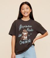 Camiseta Over Infantil com Estampa de Milkshake - Tam 5 a 14 Anos - 2