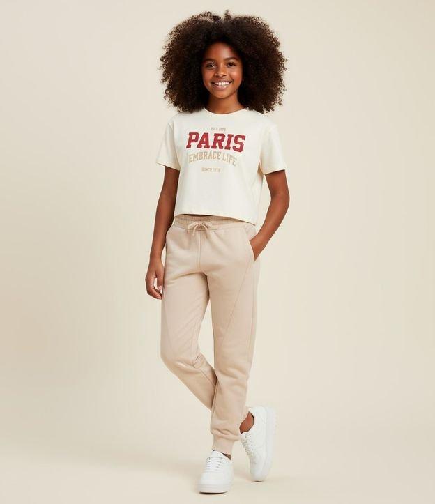 Camiseta Over Infantil com Estampa Paris - Tam 7 a 16 Anos - 2