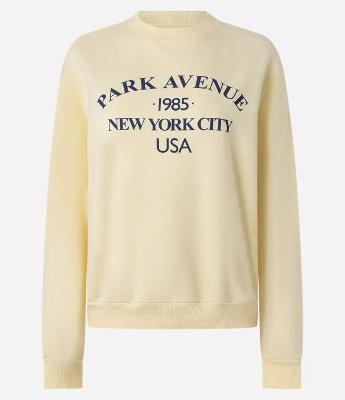 Casaco em Moletom com Lettering Park Avenue