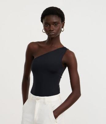 Body Ombro Único em Microfibra