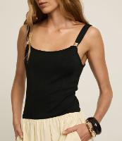 Vestido Hi-Lo com Busto Canelado e Saia Rodada - 2