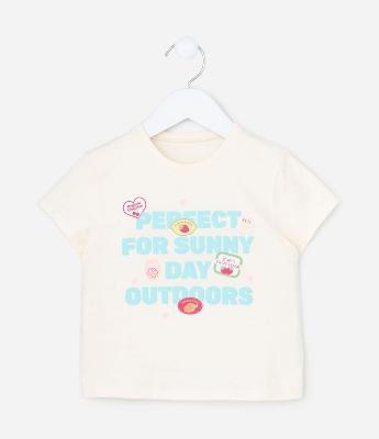 Blusa Infantil com Estampa - Tam 1 a 6 Anos